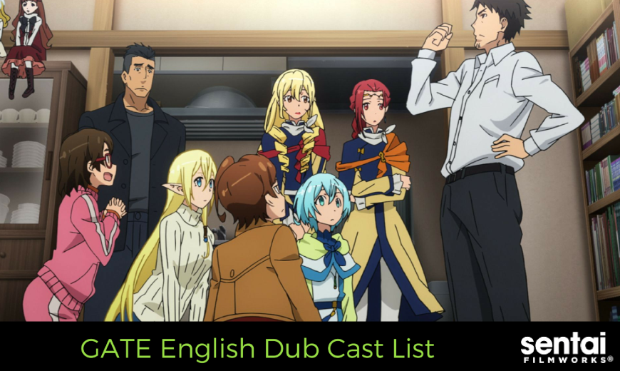 gate anime english dub cast